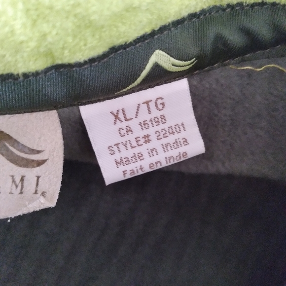 Tsunami Green Button Down Micro Fiber Womens Sz XL Long Sleeve Coat - Picture 9 of 11